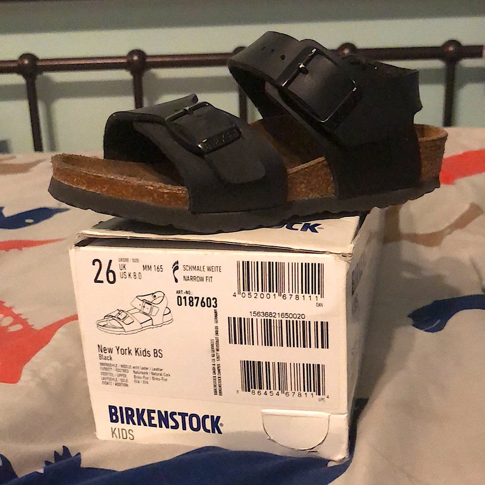 Toddler Birkenstock Black Sandal